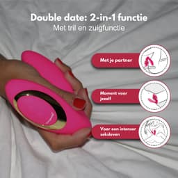 Stargoods Double Date Vibrator - Vibrators voor Vrouwen - Sex Toys voor Vrouwen - Clitoris Zuiger - Fluisterstil - Krachtig — thumbnail 5