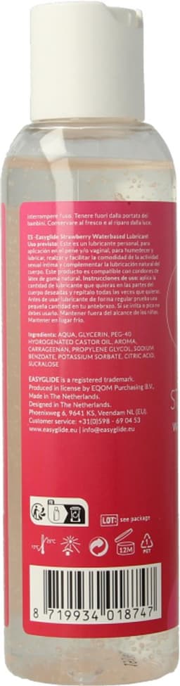 EasyGlide - Glijmiddel op Waterbasis - Aardbei - 150 ml — thumbnail 9
