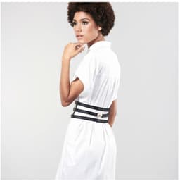 Bijoux Indiscrets - Maze Wide Belt Zwart — thumbnail 4