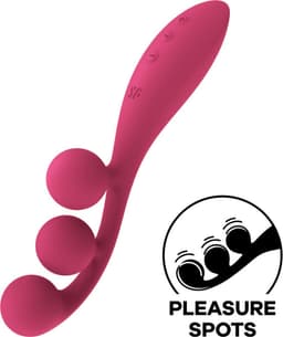 Satisfyer 'Tri Ball 1', 20,5 cm, oplegvibrator, 3 motoren — thumbnail 8