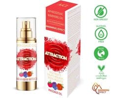 Mai feromonen massageolie verwarmend rood fruit 30 ml - 30ml