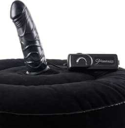 Pipedream Fetish Fantasy Opblaasbaar Inflatable Hot Seat zwart — thumbnail 7