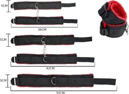 Sex Toys voor Koppels BDSM Bondage Set - Bondage-set bed boeien, seksspeelgoed voor paren, extreem stabiele BDSM bondageset — thumbnail 3