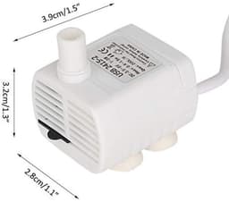 USB 2415 mini waterpomp met micro USB aansluiting, compacte onderwaterpomp voor aquarium en huisdier waterdispenser, duurzaam en eenvoudig te installeren — thumbnail 5