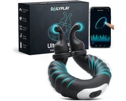 Dailyplay Vibrerende Cockring met App – Siliconen Penisring Vibrerend – Seks Toys voor Koppels en Mannen – Clitoris Stimulator –Ballstretcher Verstelbaar - Seksspeeltjes – Sex Toys – Vibrator Electrisch