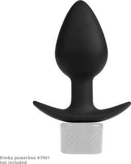 Rimba Electro Play - E-Stim Buttplug - Bi-Polair - Zwart — thumbnail 5