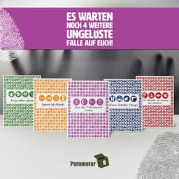 Misdaaddinerspel - Moordspel Thuis - Spannende Avond - Gedetailleerd Bewijs - Voor 4 Personen - Lila — thumbnail 3