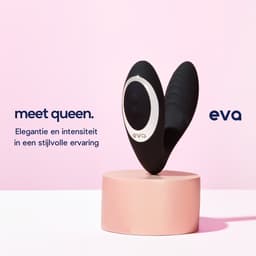 Eva® Queen Pro - Vibrator voor Vrouwen - Luchtdruk Sex Toy - G-Spot Stimulator & Clitoris Satisfyer - Seksspeeltjes voor Koppels - Dildo Vibrator - Realistisch - Sex Toys voor Vrouwen - Cadeau voor vrouw - Obsidian Black — thumbnail 2