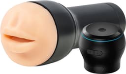 Kiiroo - Powerblow en Feel Mouth Stroker Set - Zwart — thumbnail 1