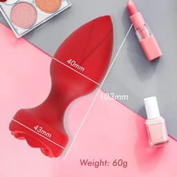 Daity Anal Plug Vibrator – Vibrerende Butt Plug met Afstandsbediening, 10 Modi – Prostaat Massager & Seksspeeltje voor Mannen, Vrouwen en Stellen – Zwart — thumbnail 2