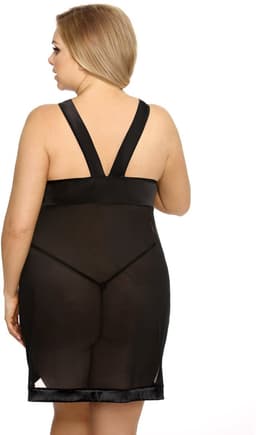 Chemise Samara zwart 5XL/6XL — thumbnail 2