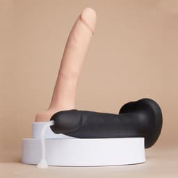 Strap-on-Me - Squirting Cum Dildo - Realistiche Spuitende Dildo - Lichte Huidskleur XL — thumbnail 5