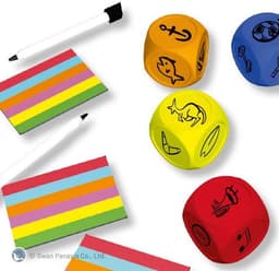 Tekenen Dobbelspel - Partyspel Tekenen - Feest Spelletjes - Geheime Woorden - 660 gram — thumbnail 2