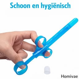 Homivae - Glijmiddel Injector – Hygiënische Applicator met Spuit – Voor Anaal & Vaginaal Gebruik – Herbruikbaar & Schoonmaken — thumbnail 5