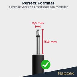 DC Kabel - USB naar DC Oplader - USB DC Oplaadkabel 2.5mm - 80cm - Zwart - Vibrator Oplader - Sex Toys - Vibrators voor Vrouwen & Mannen Kabel - Erotiek - Wand Seksspeeltjes - Dildo - Masturbator - Buttplug - Cockring - USB DC 5v - 80cm - Zwart — thumbnail 3