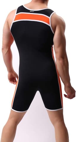 Heren Jockstrap Turnpakje - Nauwsluitende Bodysuit voor Worstelen en Sport — thumbnail 4