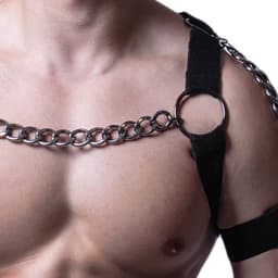 Verstelbare Heren Lichaamsbeugel met Metaal Ketting voor Cosplay en Feestjes — thumbnail 5