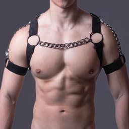 Verstelbare Heren Lichaamsbeugel met Metaal Ketting voor Cosplay en Feestjes — thumbnail 2