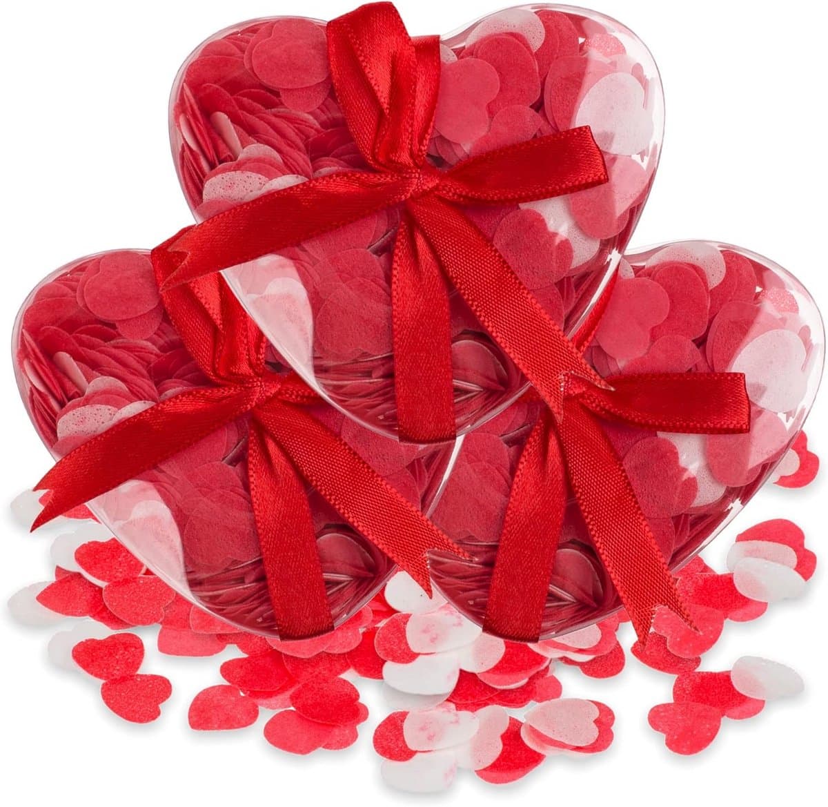 3-Delige Set Badhartjes met Geurende Badconfetti voor Romantisch Bad — afbeelding 1