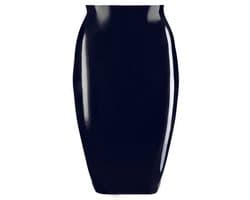 LateX – Latex Rok Wetlook en Extreem Spannend voor Feesten Taille Hoog en Knie Lang– Maat M – Zwart