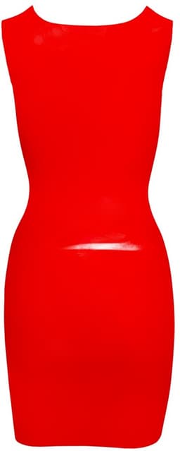 Latex Jurk Rood 2XL — thumbnail 3