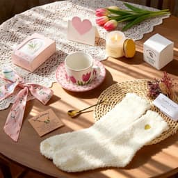 Cadeauset Vrouwen - Verjaardagscadeau - Feestelijke Gelegenheden - Inclusief Geurende Kaars - 12 x 20 cm - Roze — thumbnail 2