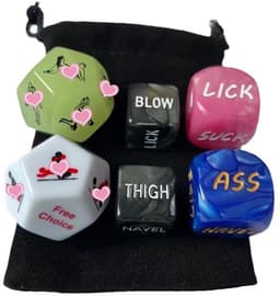 Oneay 6-delige seksdobbelset, seksspeeltjes voor stellen, seksspeldobbelstenen, slaapkamerspelletjes, leuke seksspeeltjes voor stellen om seksuele posities mee te ontdekken — thumbnail 1