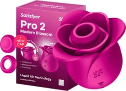 Satisfyer Pro 2 Modern Blossom | 6,5 cm | Liquid Air Technologie | Air Pulse Vibrator | 11 drukgolfprogramma's | Oplaadbare batterij | Waterdicht (IPX7) | Huidvriendelijke siliconen — thumbnail 14
