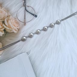 Luxe Parel Body Chain voor Bikini en Lingerie - Verstelbaar Kralen Harnas voor Dames — thumbnail 5