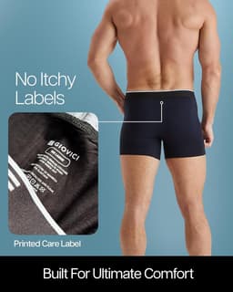 Bamboe Boxershorts Heren, Voordelige Boxers met Vochtafvoerende Technologie, Losse Pasvorm voor Dagelijks Draagcomfort — thumbnail 5