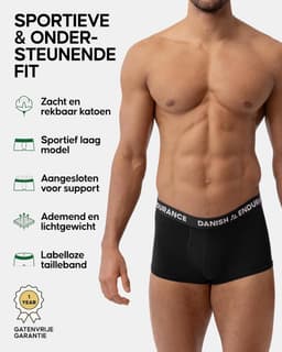Lage Taille Boxer Shorts Heren Katoen Elastische Set 6 Stuks — thumbnail 4