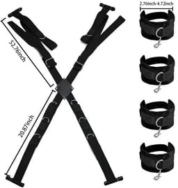 Daity BDSM Spreidstang Deur Bondage Seksbeperkingsset met Positieriemen Deurkozijn Bondageset SM Speelgoed Seksmeubels voor de Slaapkamer Bondage Uitrusting & Accessoires — thumbnail 4