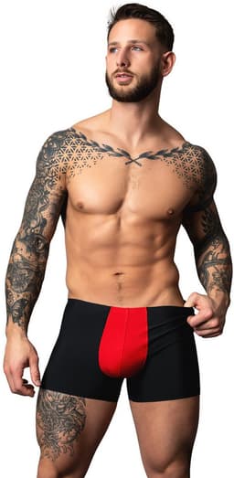 Male Power Sexy Pouch Short - XL -/ - Zwart — thumbnail 1