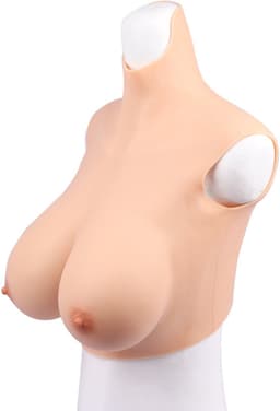 Siliconen- Borsten- Breastplate- 100% siliconen- 4000 gram- Grote Borsten- Nep- G cup- Cosplay- Travestie-Transgender — thumbnail 5