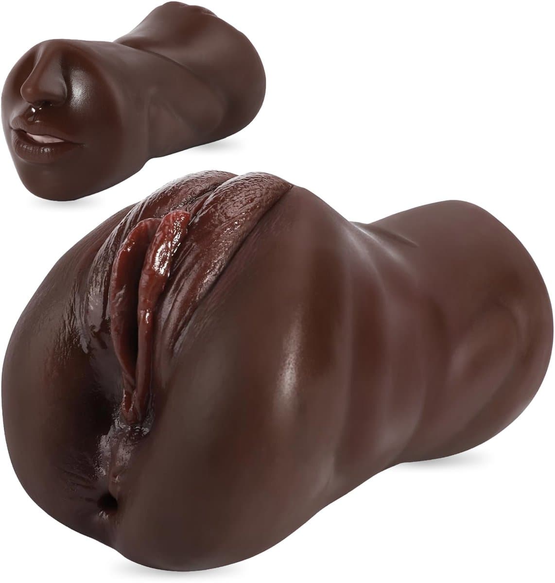 Jespro Ebony Pocket Pussy - Zwart - Kunstvagina - Sex Toys voor Mannen - Masturbator - Blowjob Simulator - Nep Vagina - Voor Heren - Stroker - Seksspeeltjes - Erotiek - Zelf aftrekken — afbeelding 1