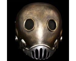 Bronskleurig Gasmasker – Cosplay & Halloween – Sci-Fi Design