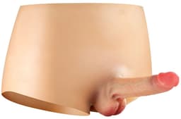 Real Body - Bodysuit - Female to Male - Mannelijk Onderlichaam met Holle Penis - Verkrijgbaar in 2 maten L/XL — thumbnail 1