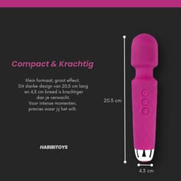 Habibi Toys Desire Roze Vibrator - Sex Toys voor vrouwen - Clitoris Stimulator - Realistisch koppels - Vagina Mastrubator - Oplaadbaar - Seksspeeltjes - Seks - Squirt vibrators — thumbnail 2