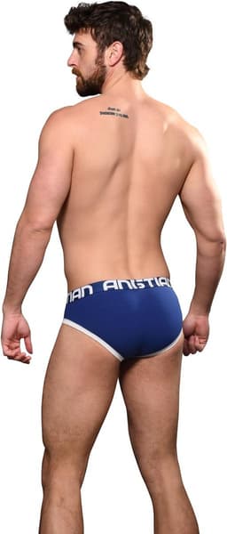 Andrew Christian BULGE C-RING BRIEF Navy - MAAT L - Erotisch Heren Ondergoed - Slip voor Man - Sexy mannen Slip — thumbnail 2