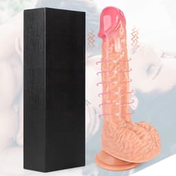 IntiMate® Alexander - Stotende en Roterende Dildo - Sexmachine met Afstandsbediening - XXL Vibrerende Monsterdildo - Handsfree Neukmachine Dildo met Zuignap - Levensecht Materiaal - 23cm Lange Realistische Structuur - Voor Anaal En Vaginaal Gebruik — thumbnail 3