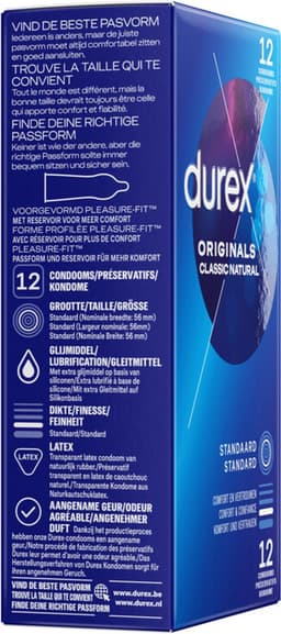 Durex Condooms Classic Natural 12st x4 — thumbnail 8