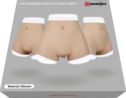 XX-DreamToys - Ultra Realistische Bodysuit met Vagina - Drag Queen - Beige - Maat L — thumbnail 4