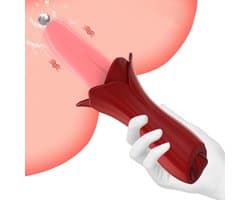 Sex Toys voor Vrouwen Likkende Tong Vibrator - Vibrators voor Vrouwen - Tong Vibrator - Clitoris Zuiger – Diep Waterdicht – Vibrator met 10 Sterke Standen - Siliconen - Discreet Verzonden