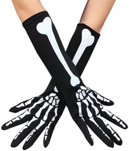 Dailygoods- Handschoenen Skeletten - Rekbare Halloween Handschoenen - Cosplay/Verkleedfeest - Voor Heren/Dames/Tieners - Hoge Elastische Acryl - Bescherming Tegen Kou - Kostuumhandschoenen — thumbnail 1