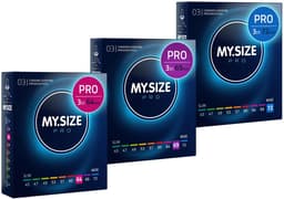 MY.SIZE PRO condoom maat 6,7,8-64,69,72 mm, XL & XXL, 3x3 condooms - perfecte pasvorm en een geschikte maat voor iedereen — thumbnail 1