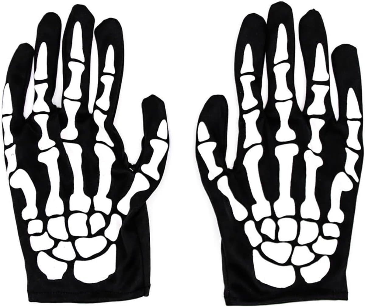 Handschoenen gewrichten klauw botten festivals handschoenen cosplay kostuums accessoires voor vrouwen en mannen, Zwart, One size — afbeelding 1