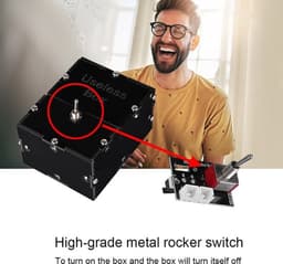 Nutteloze Doos Grappig Speelgoed - DIY Kit - Duurzaam Materiaal - Ergonomisch Ontwerp - 2 AAA Batterijen - Eindeloos Plezier — thumbnail 4