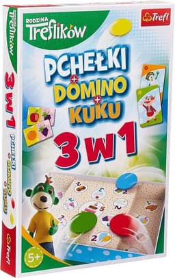 3 in 1 bordspelset: Kukushka, Domino en Fläuel — thumbnail 1