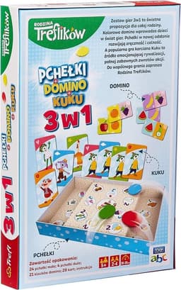 3 in 1 bordspelset: Kukushka, Domino en Fläuel — thumbnail 2