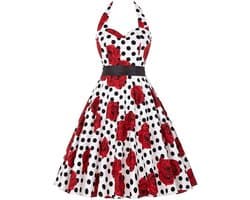 Vintage Stijl Polkadot Jurk voor Dames Jaren '50 Cocktail & Feest